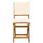 vidaXL Außen Bistro-Stühle mit Kissen 6 pcs Cremeweiß 38 x 46 x 85 cm