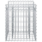 vidaXL Gabionen-Hochbeet Silber
