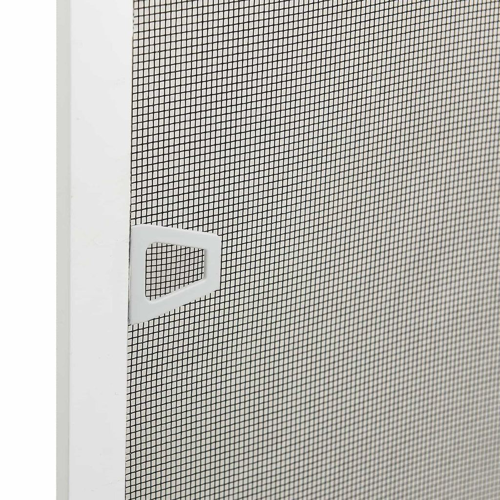 vidaXL Insektenschutz für Fenster Weiß 110 x 130 cm