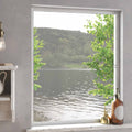 vidaXL Insektenschutz für Fenster Weiß 110 x 130 cm