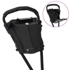 vidaXL Golf-Dolly Schwarz 95 x 60 x 130 cm Eisen