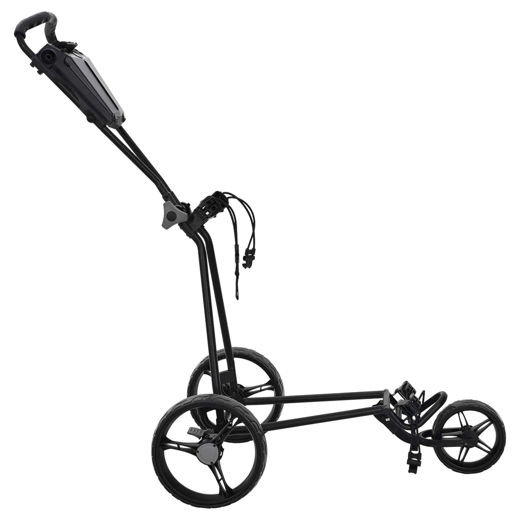 vidaXL Golf-Dolly Schwarz 95 x 60 x 130 cm Eisen