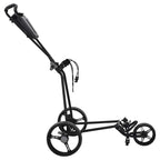vidaXL Golf-Dolly Schwarz 95 x 60 x 130 cm Eisen