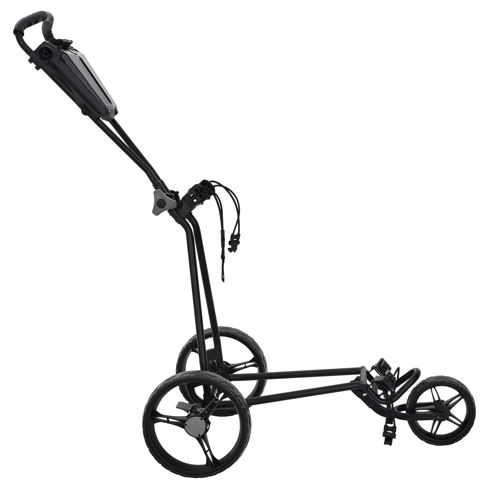 vidaXL Golf-Dolly Schwarz 95 x 60 x 130 cm Eisen