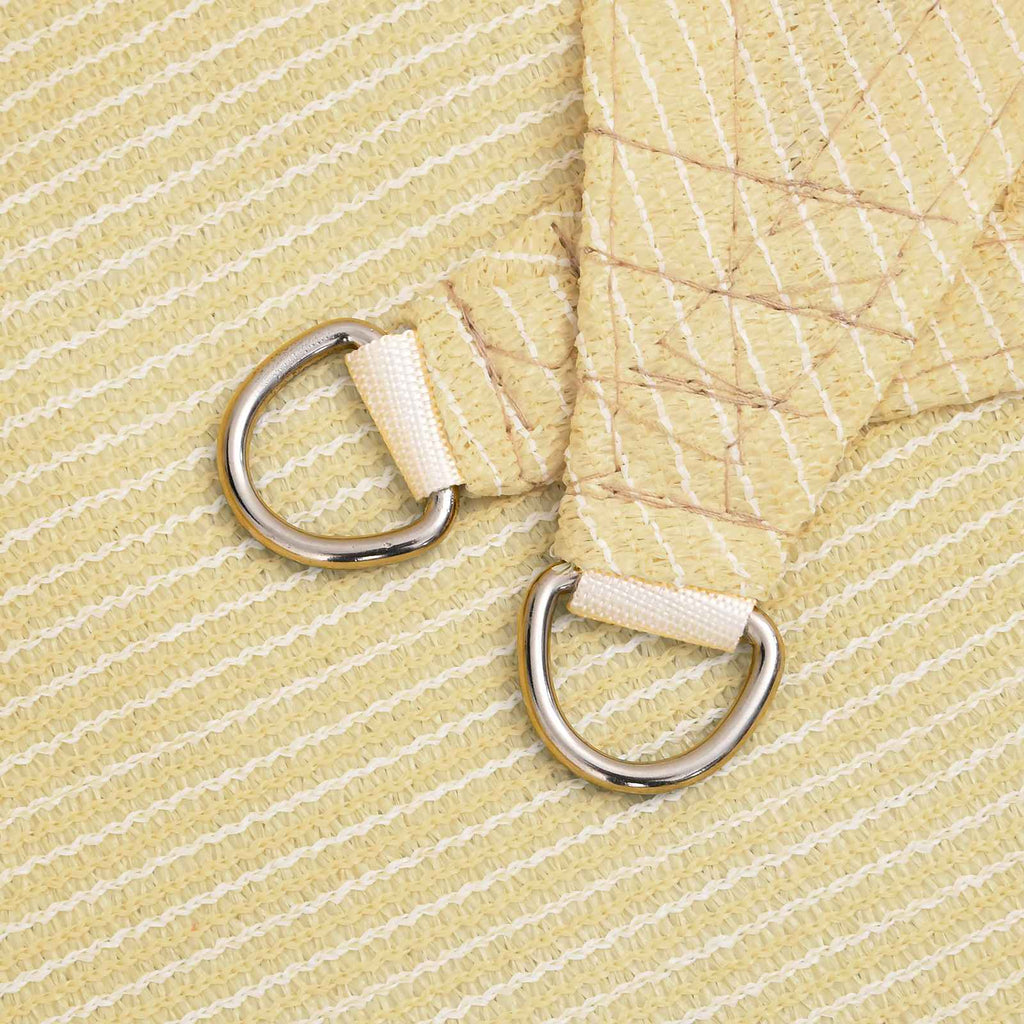 vidaXL Sonnensegel Beige 2 x 6 m HDPE