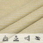 vidaXL Sonnensegel Beige 2 x 6 m HDPE