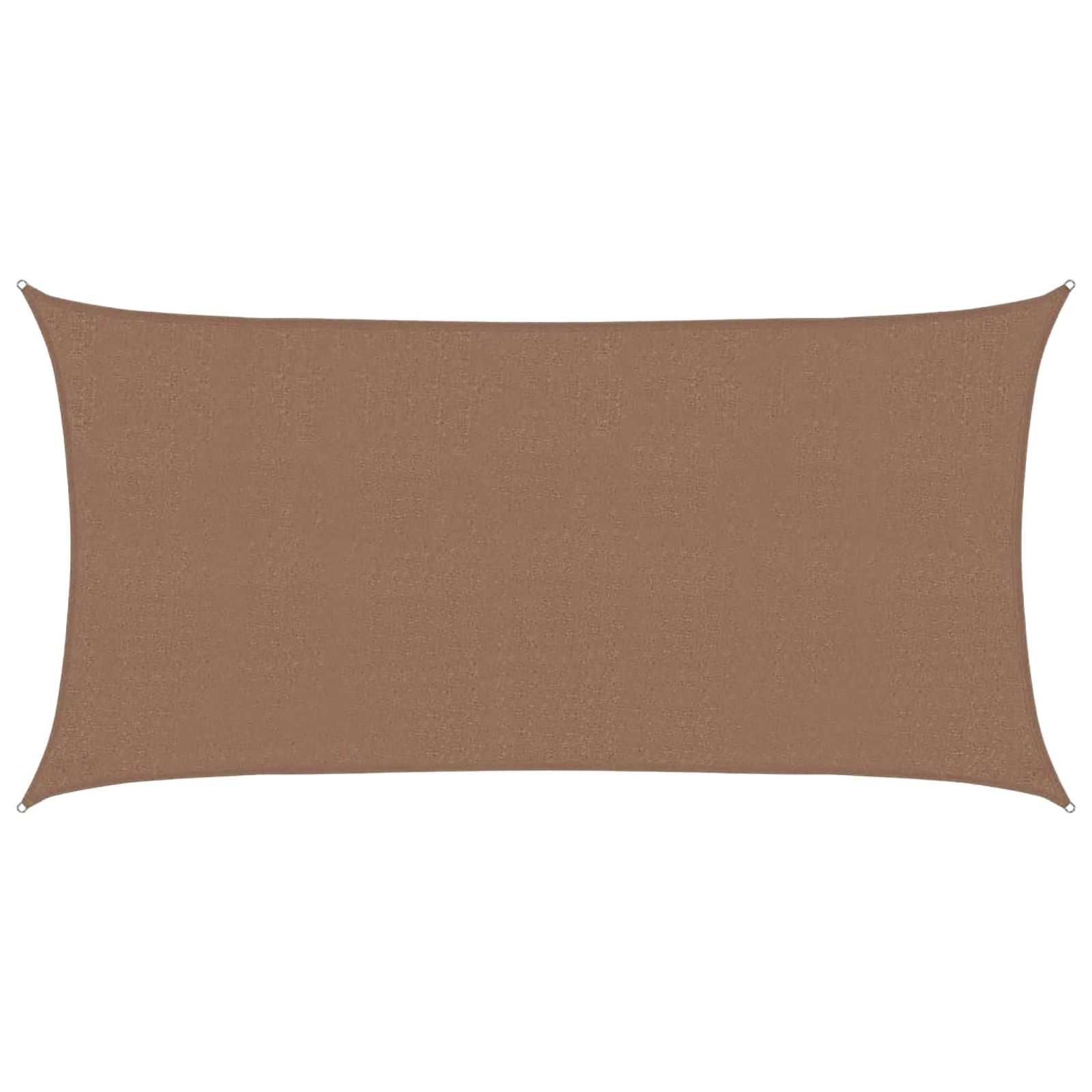 vidaXL Sonnensegel Beige 2 x 6 m HDPE