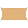 vidaXL Sonnensegel Sand 2 x 6 m HDPE