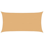 vidaXL Sonnensegel Sand 2 x 6 m HDPE