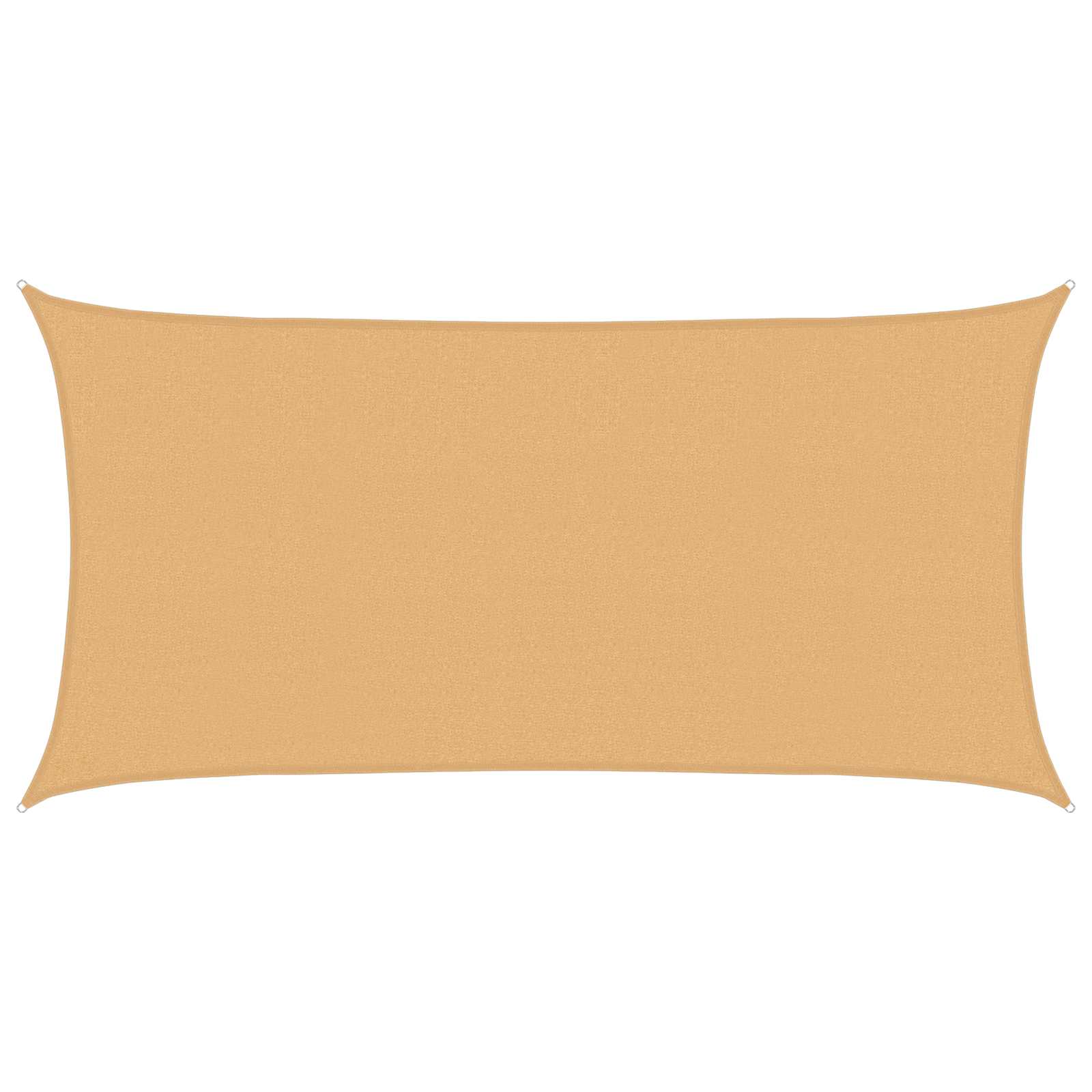 vidaXL Sonnensegel Sand 2 x 6 m HDPE