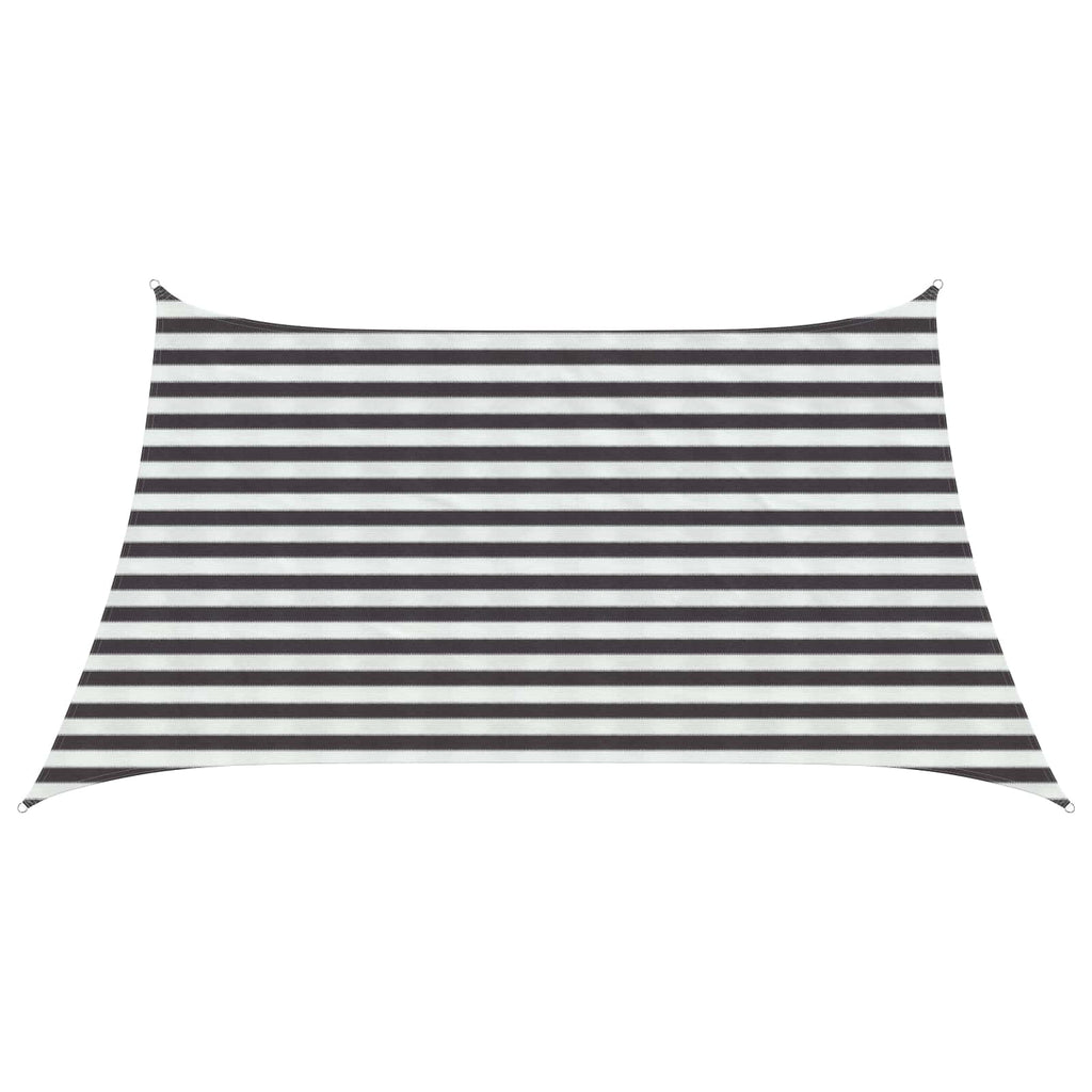 vidaXL Sonnensegel Anthrazit und Weiß 3 / 4 x 2 m HDPE