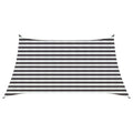 vidaXL Sonnensegel Anthrazit und Weiß 3 / 4 x 2 m HDPE