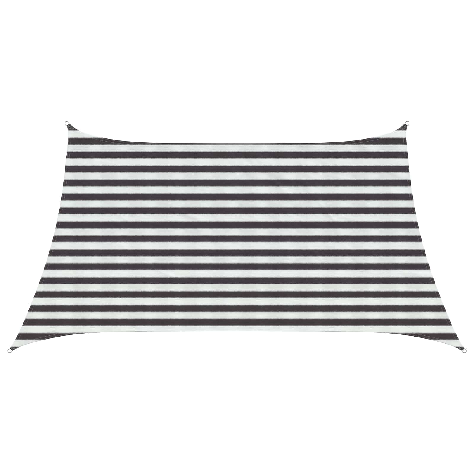 vidaXL Sonnensegel Anthrazit und Weiß 3 / 4 x 2 m HDPE