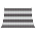 vidaXL Sonnensegel Anthrazit und Weiß 4 / 5 x 3 m HDPE