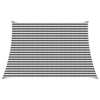 vidaXL Sonnensegel Anthrazit und Weiß 4 / 5 x 3 m HDPE