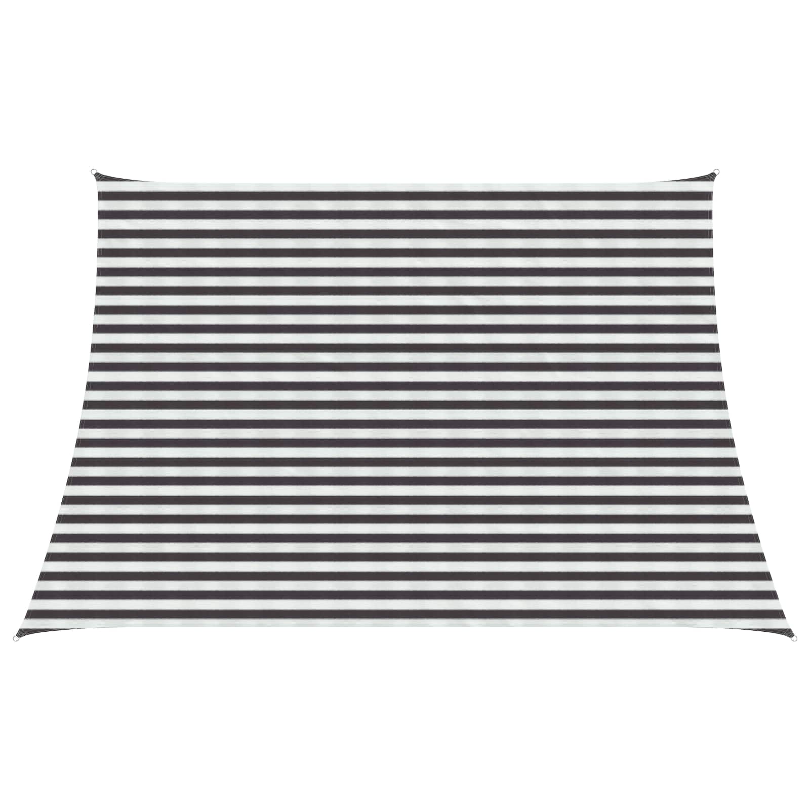 vidaXL Sonnensegel Anthrazit und Weiß 4 / 5 x 3 m HDPE