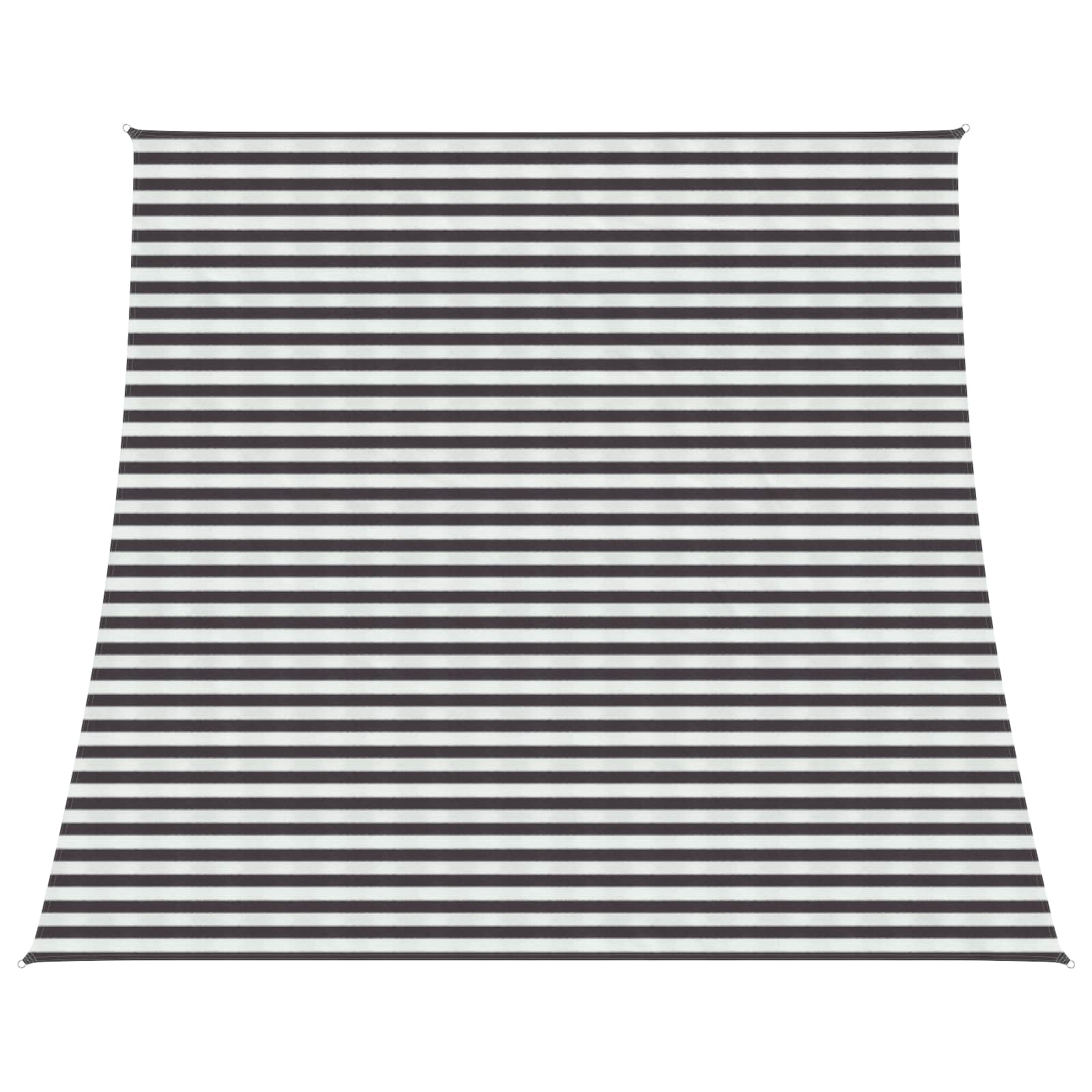 vidaXL Sonnensegel Anthrazit und Weiß 4 / 5 x 3 m HDPE