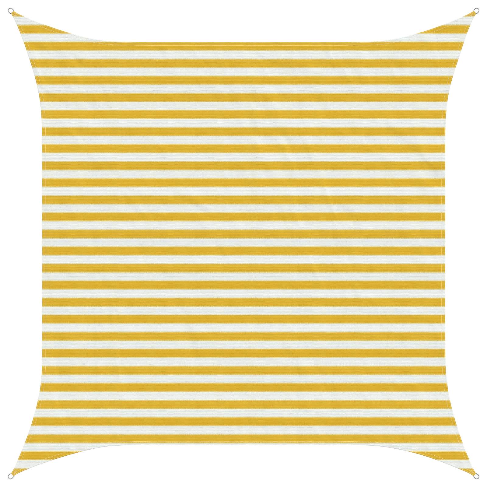 vidaXL Sonnensegel Anthrazit und Weiß 2 x 2 m HDPE