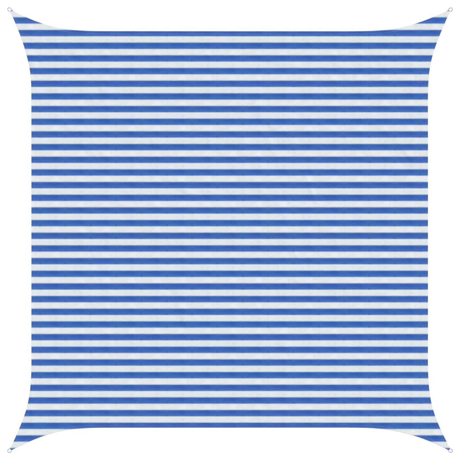 vidaXL Sonnensegel Anthrazit und Weiß 2 x 2 m HDPE