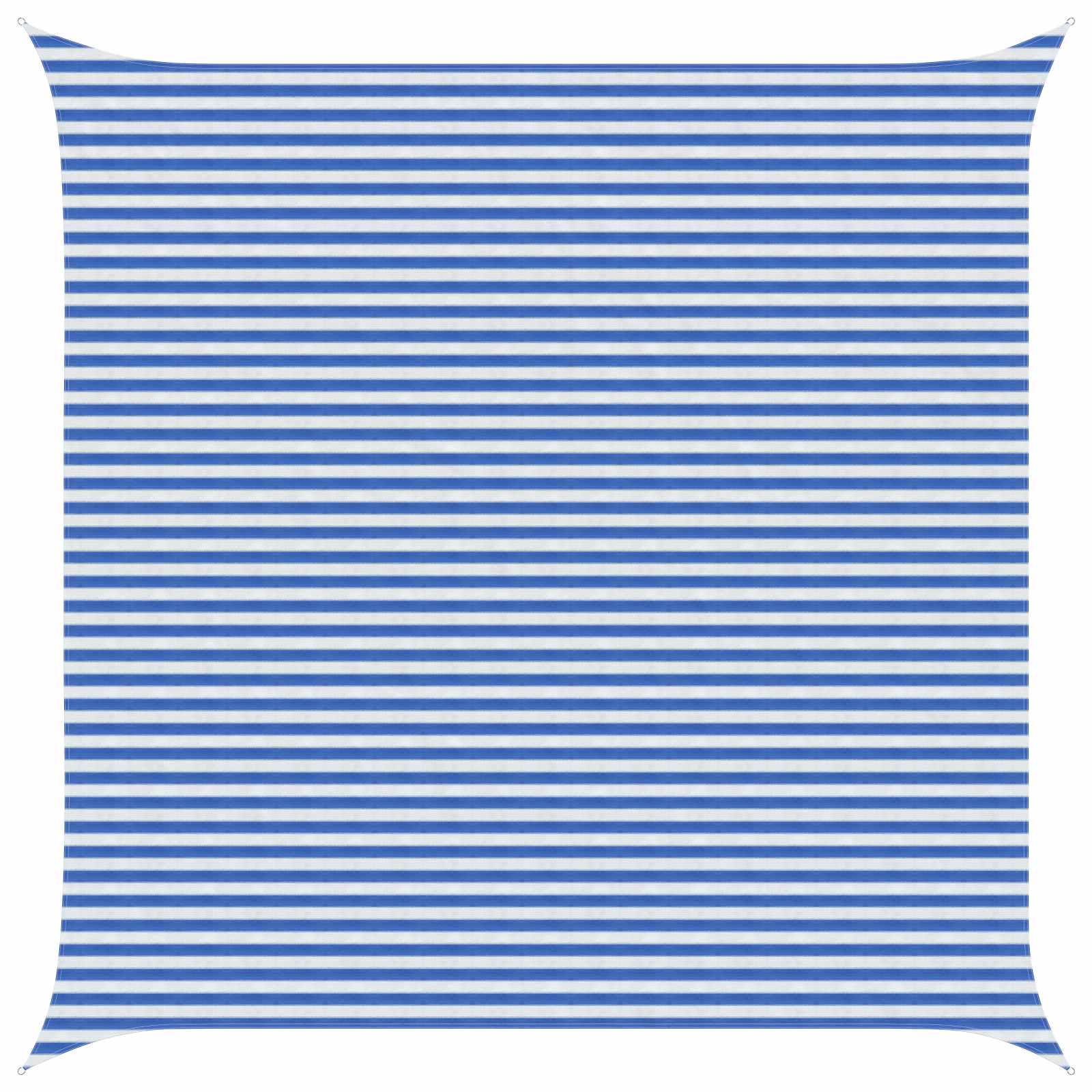vidaXL Sonnensegel Anthrazit und Weiß 2 x 2 m HDPE
