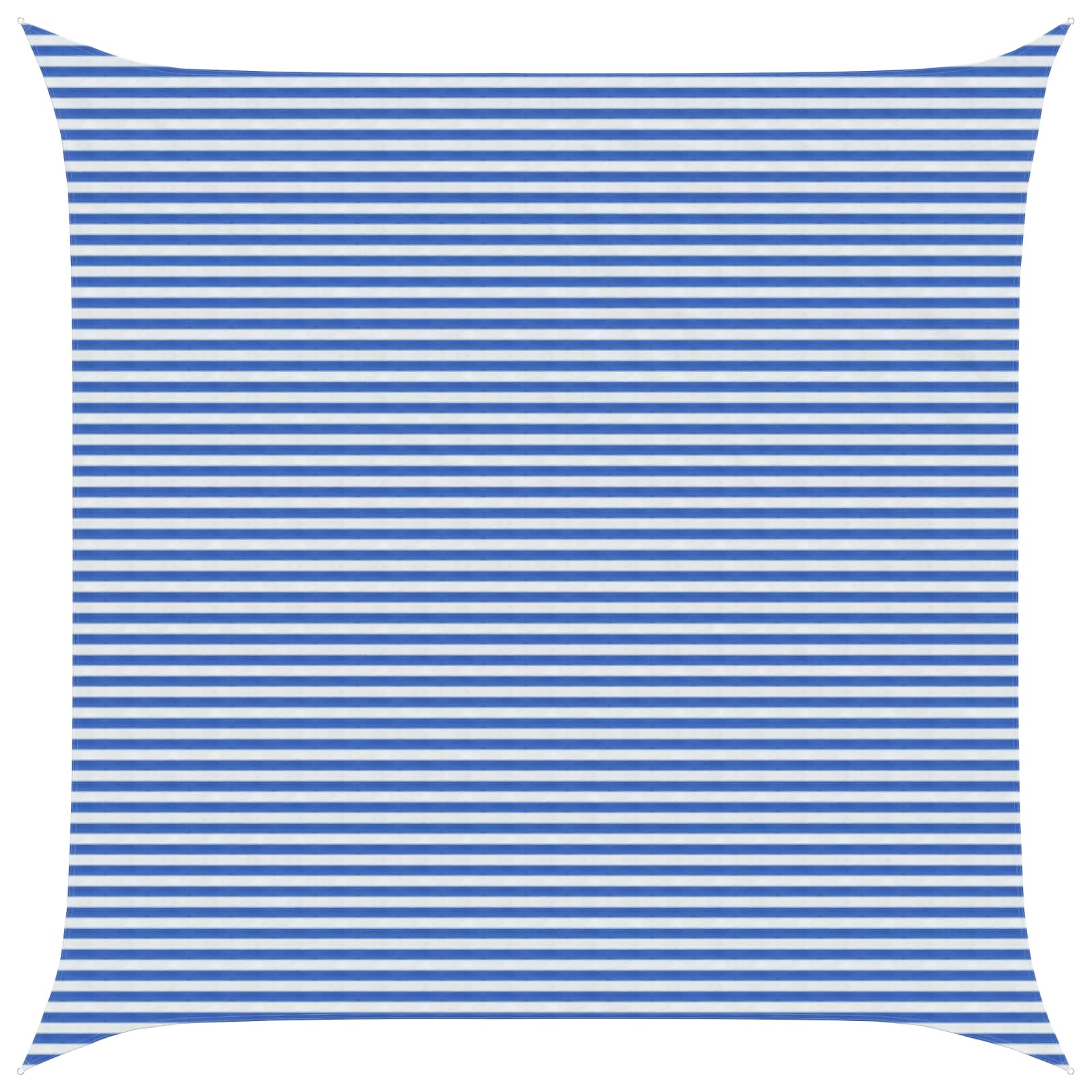vidaXL Sonnensegel Anthrazit und Weiß 2 x 2 m HDPE
