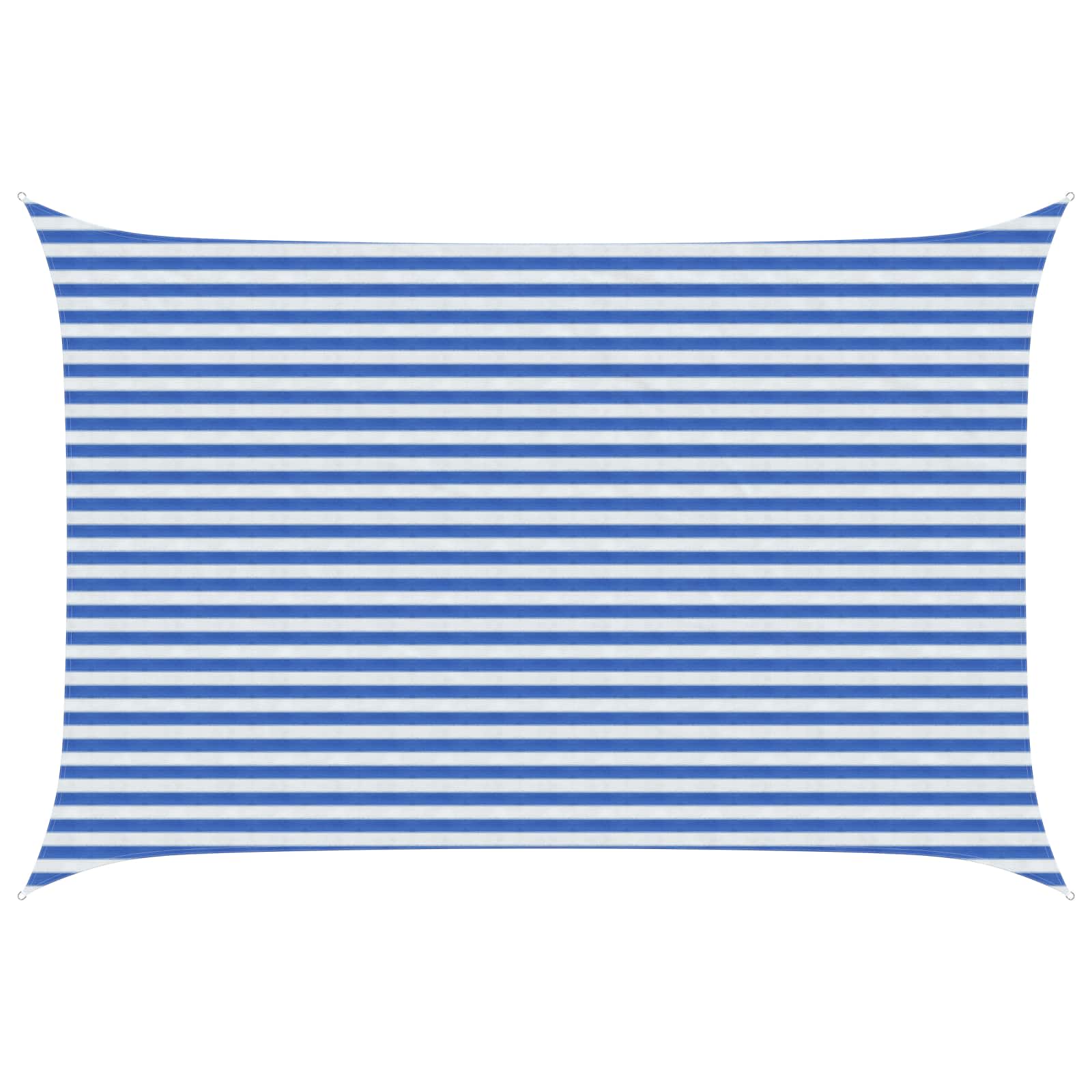 vidaXL Sonnensegel Anthrazit und Weiß 2 x 2 m HDPE