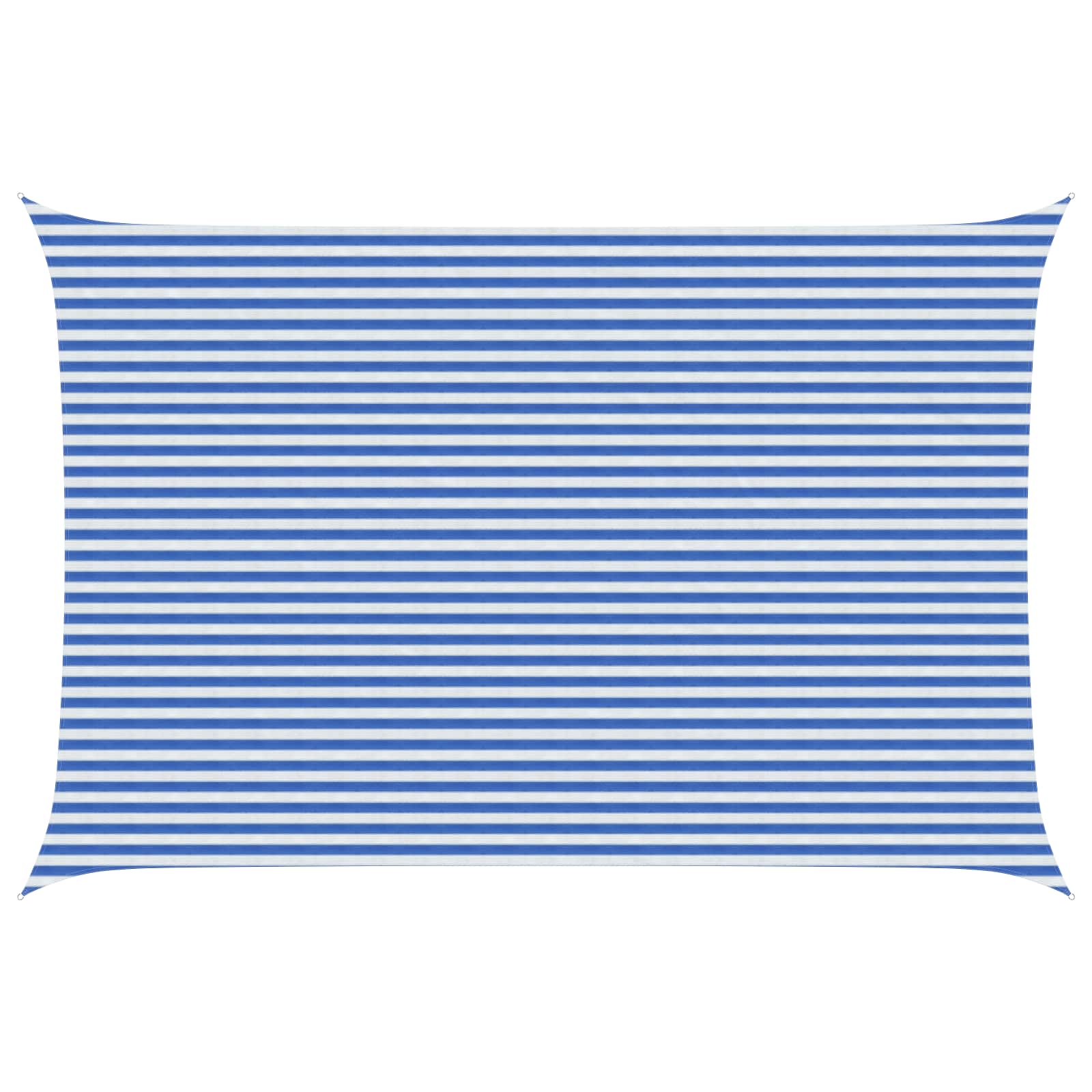 vidaXL Sonnensegel Anthrazit und Weiß 2 x 2 m HDPE
