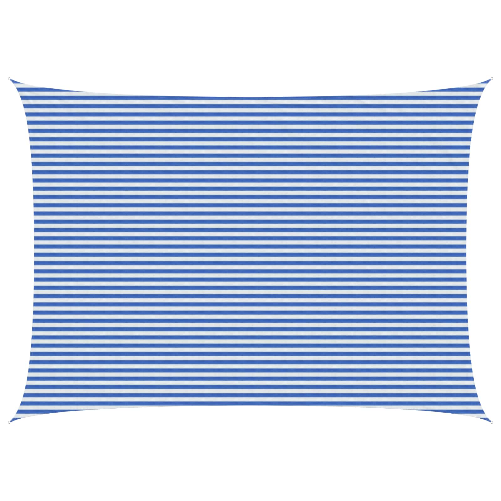 vidaXL Sonnensegel Anthrazit und Weiß 2 x 2 m HDPE