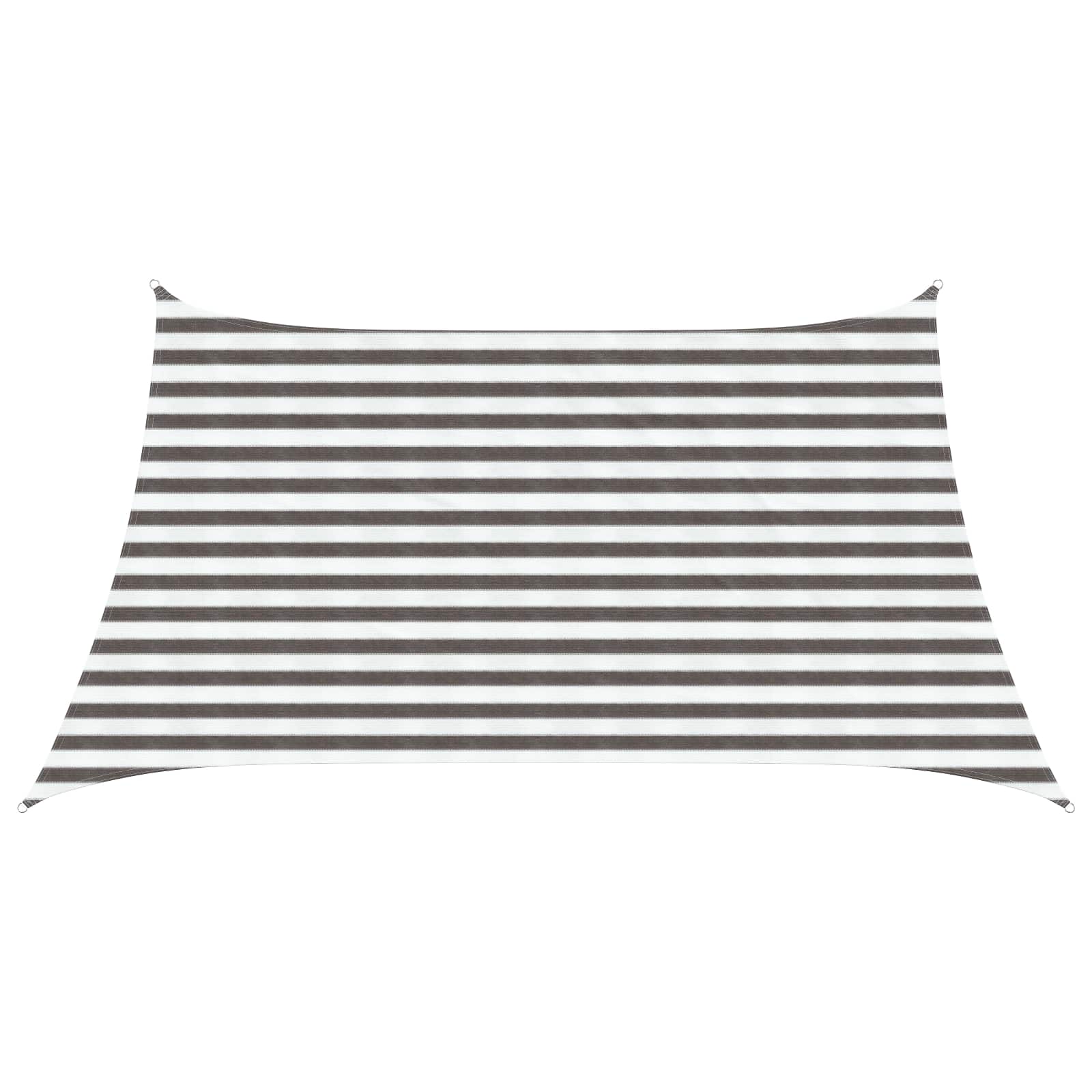 vidaXL Sonnensegel Anthrazit und Weiß 3 / 4 x 2 m HDPE