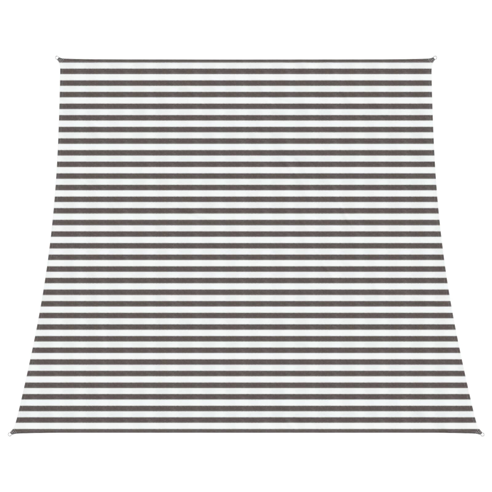 vidaXL Sonnensegel Anthrazit und Weiß 4 / 5 x 3 m HDPE