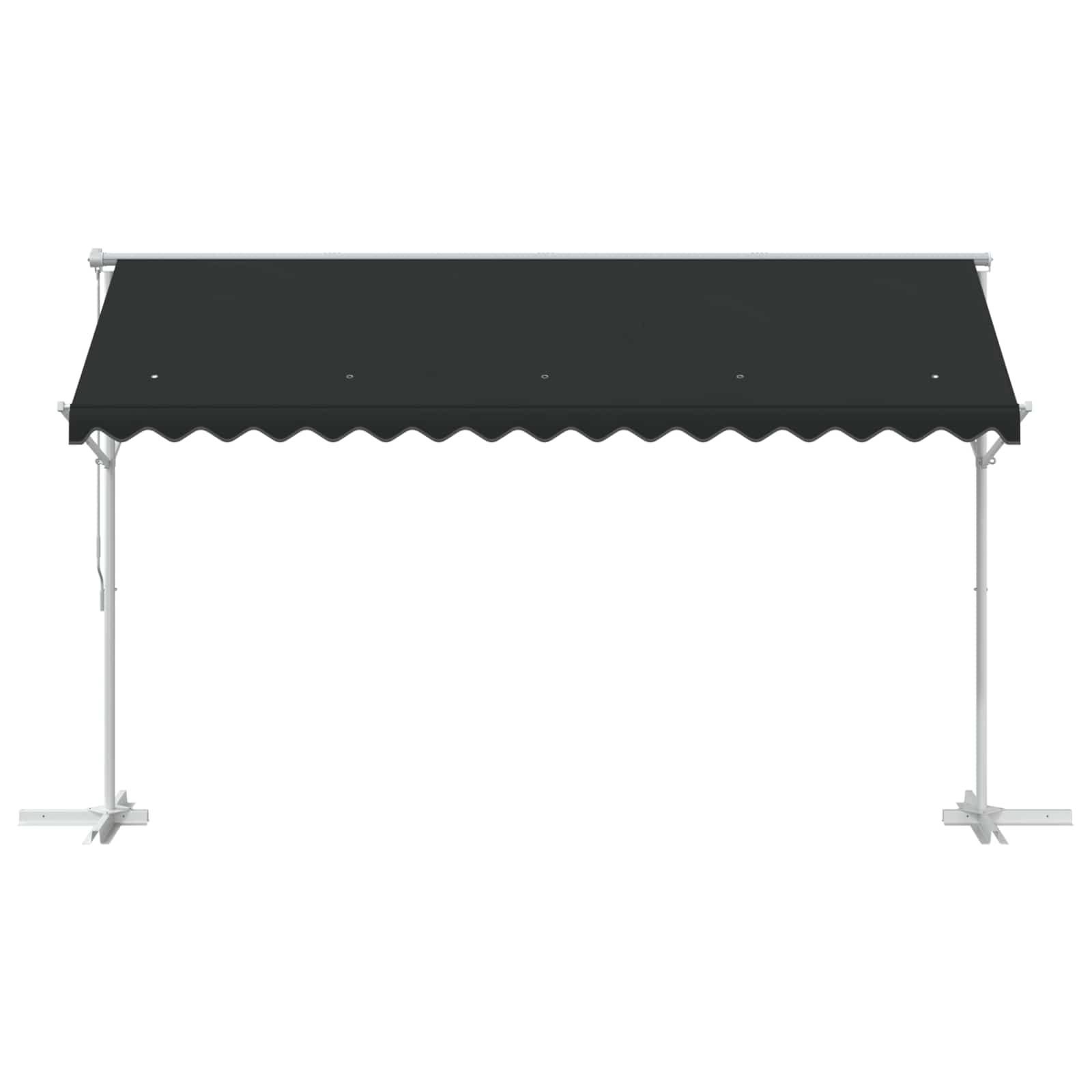 vidaXL Freistehende Markise 4 x 3 m Polyester Anthrazit