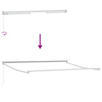vidaXL Einziehbare Markise Sand 2,5 x 2 m 100% Polyester und Aluminium