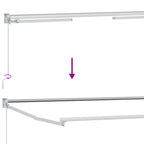 vidaXL Manuelle Gelenkarmmarkise mit LEDs Sand