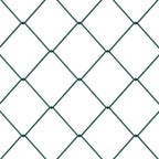 vidaXL Kettenzaun Grün 2 x 20 m Stahl