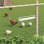 vidaXL Kettenzaun Grün 2 x 20 m Stahl