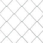 vidaXL Kettenzaun Verzinkt 2 x 10 m Glas