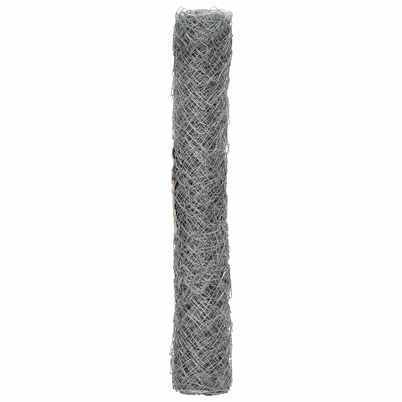 vidaXL Kettenzaun Verzinkt 2 x 10 m Glas