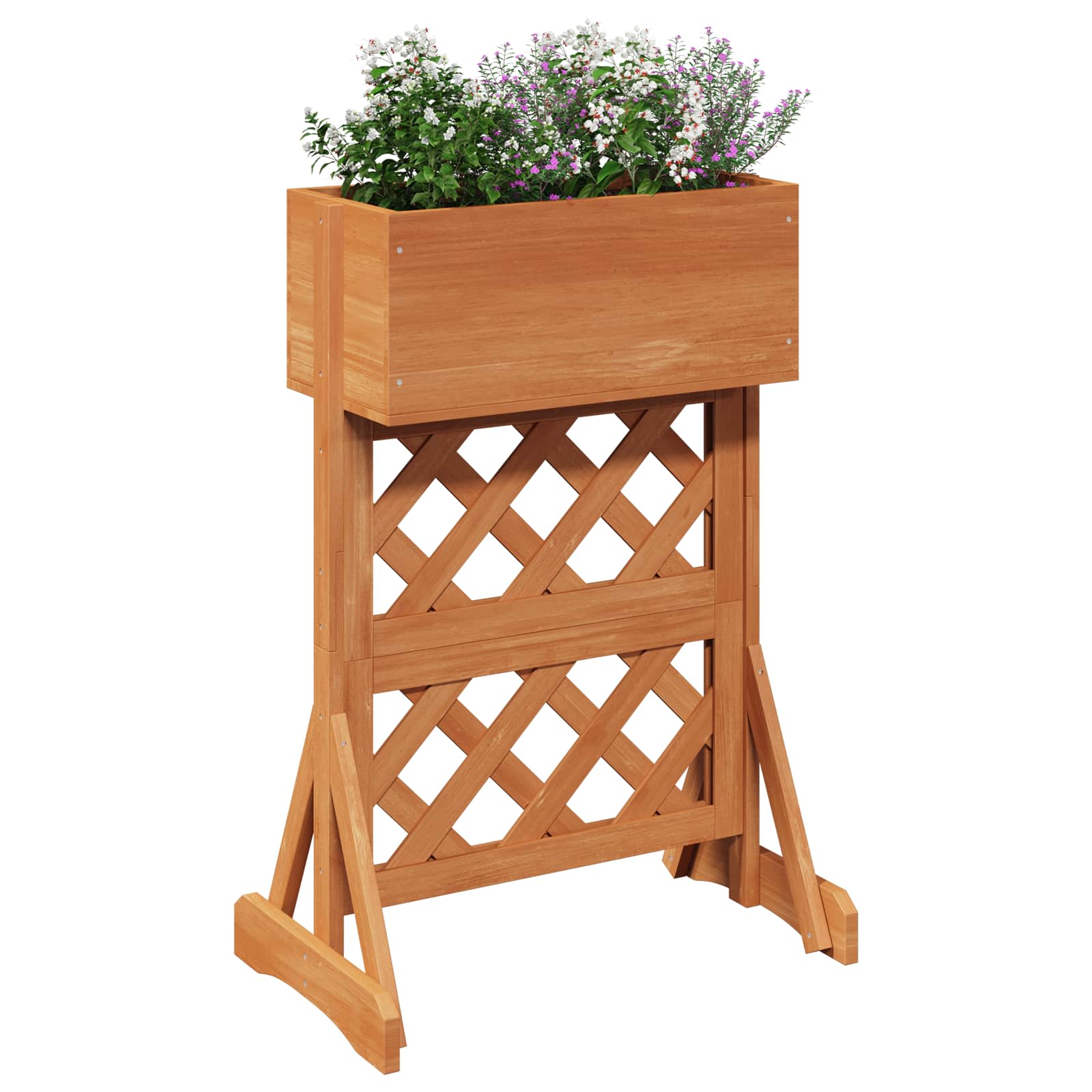 vidaXL Vertikales Gartenzaun Orange 48 x 30 x 70,5 cm