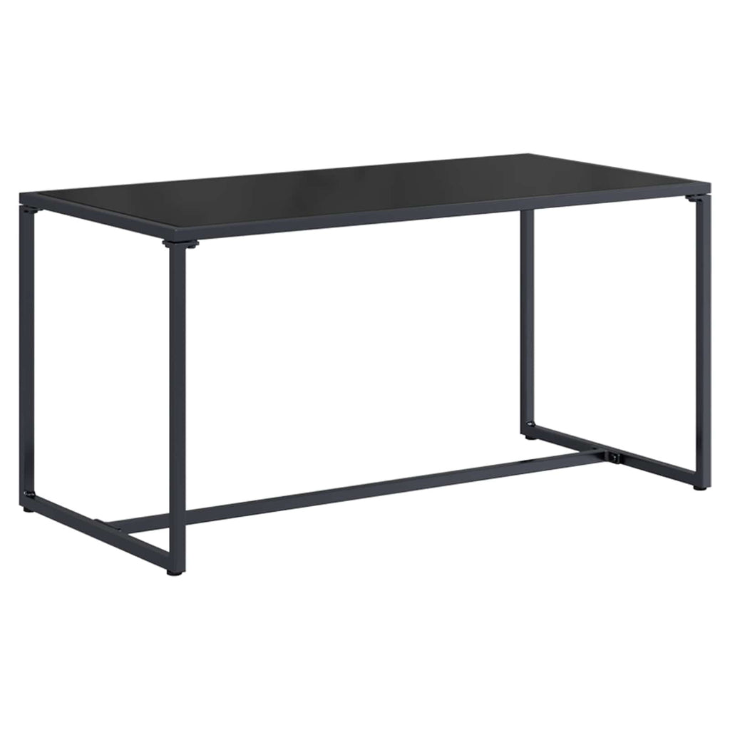 vidaXL Gartensofa-set 4 pcs Schwarz und Anthrazit Stahl