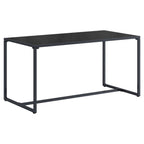 vidaXL Gartensofa-set 4 pcs Schwarz und Anthrazit Stahl