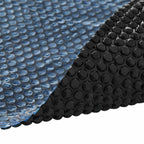 vidaXL Solar Poolabdeckung Ø 600 cm 110 μm Rund PE Schwarz und Blau