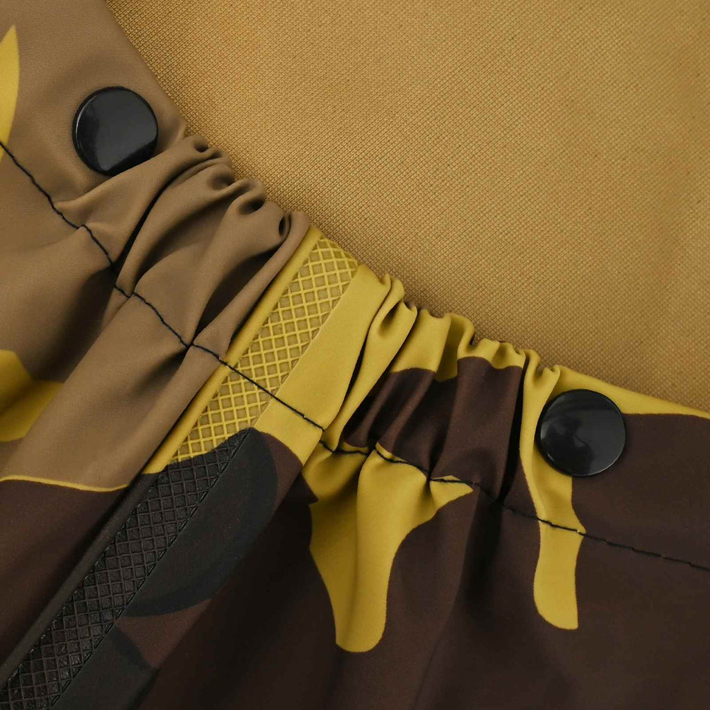 vidaXL Wathose mit Stiefeln PVC-beschichtetes Polyester Größe 38
