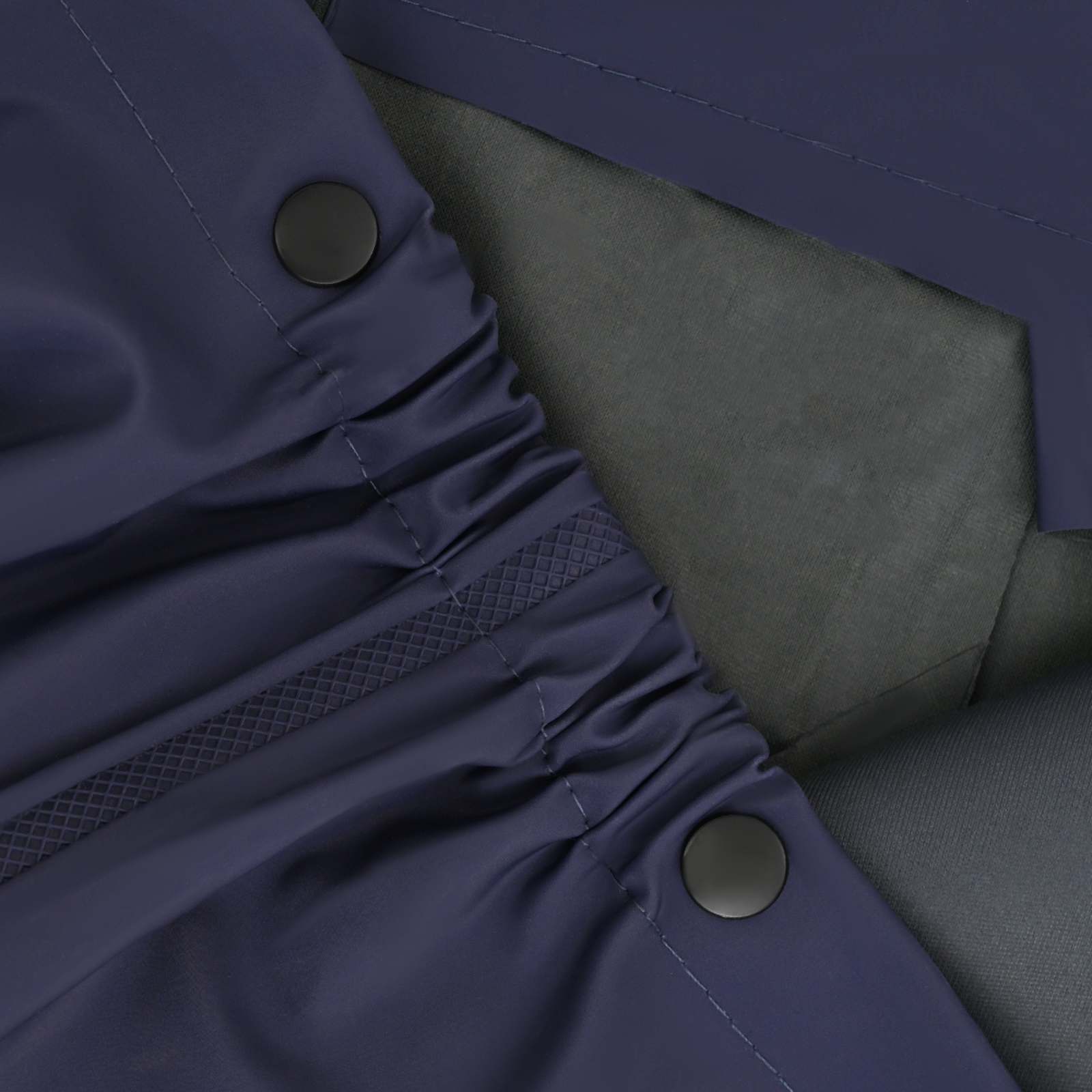 vidaXL Wathose mit Stiefeln PVC Strickstoff Größe 46 Blau