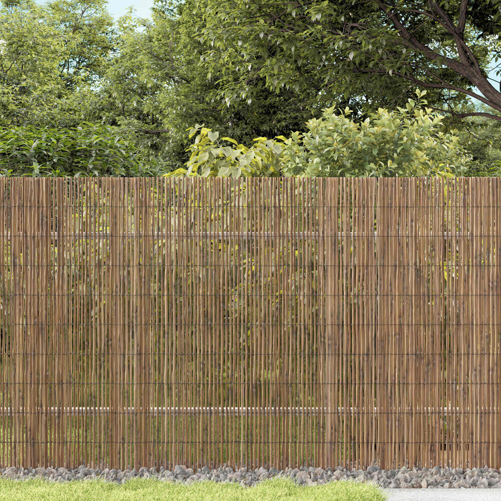 vidaXL Gartenzaun Natur