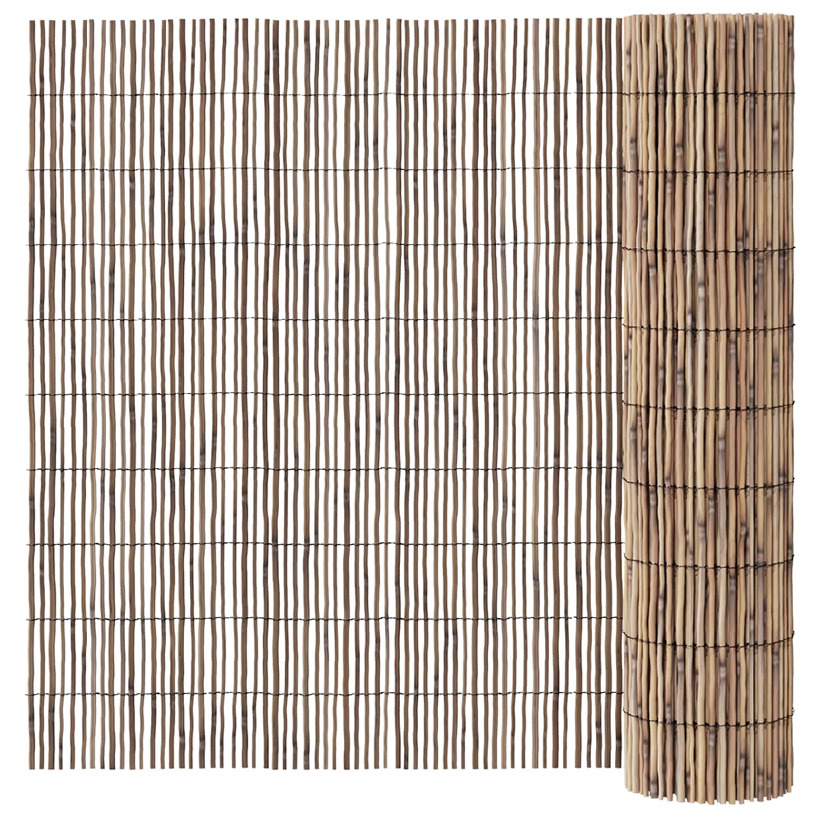 vidaXL Gartenzaun Natur