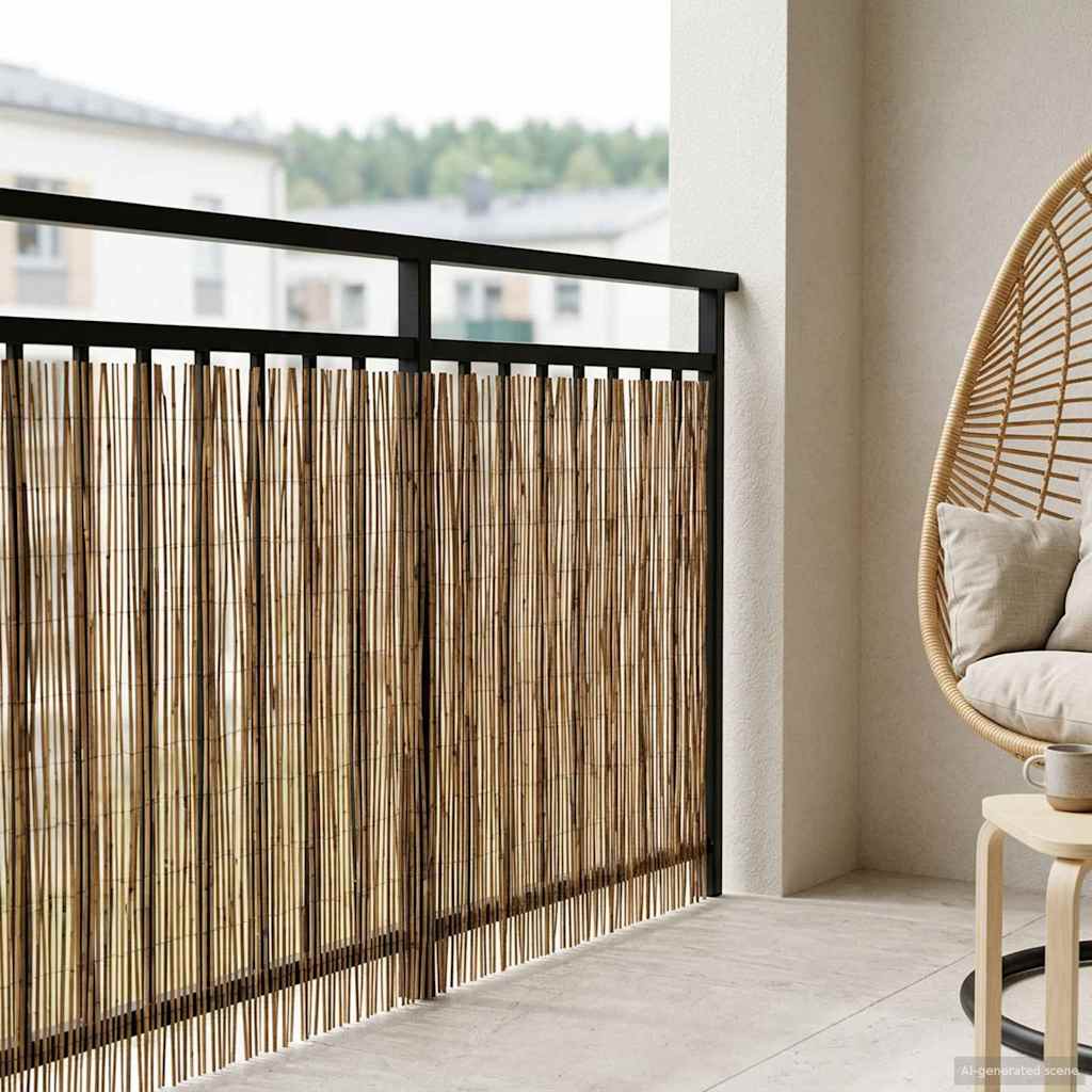 vidaXL Gartenzaun Kohlenstoff