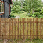 vidaXL Gartenzaun Kohlenstoff