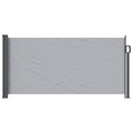 vidaXL Ausziehbares Seitenmarkise Polyester Rechtwinklig