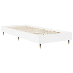 vidaXL Bettrahmen Weiß 80 x 200 cm Holzwerkstoff