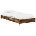 vidaXL Bettrahmen Geräucherte Eiche 80 x 200 cm Holzwerkstoff